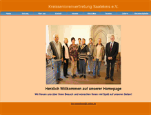 Tablet Screenshot of kreissenioren.saalekreis.de